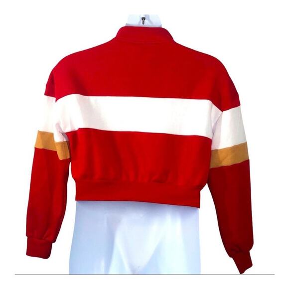 Après-ski Club by Chemistry Cropped 3/4 Zip Mock Neck Sweatshirt NWT - Picture 6 of 15